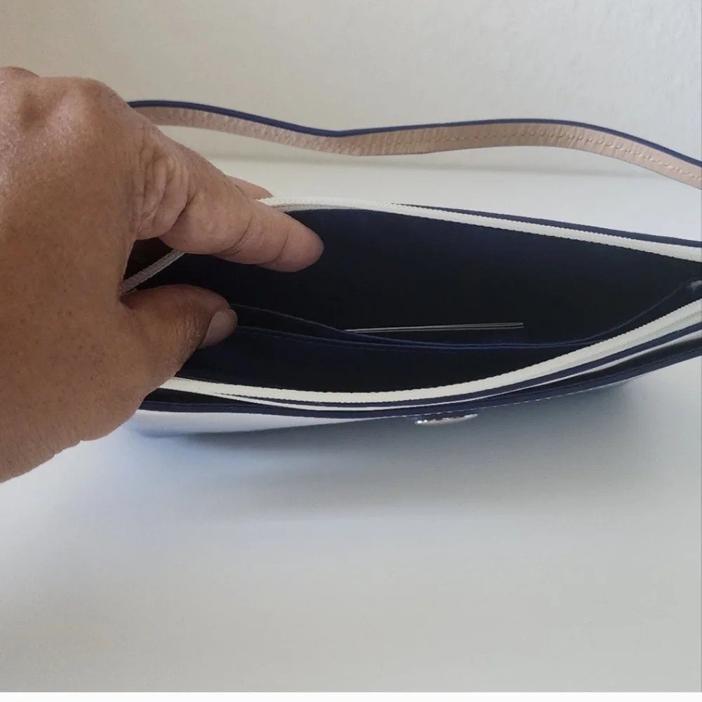 Coach Peyton Blue Ombré Clutch Purse Wristlet Wallet - Picture 3 of 12